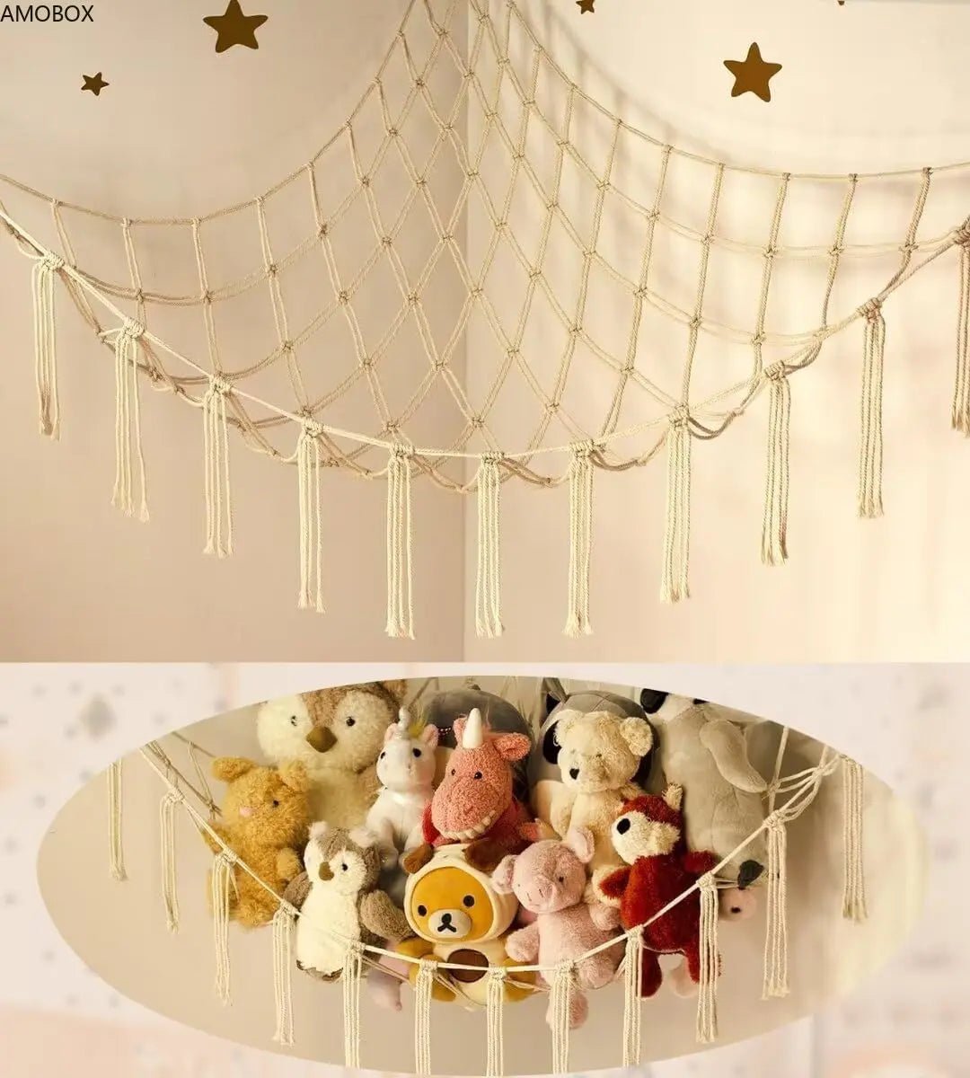 Rangement De Peluche - StorageHammock™ - Jaune - Mon rangement de rêve