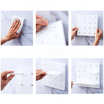 Rangement Mural - WallGrid™ - Blanc - Mon rangement de rêve