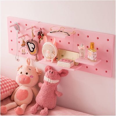 Rangement Mural - WallGrid™ - Rose - Mon rangement de rêve