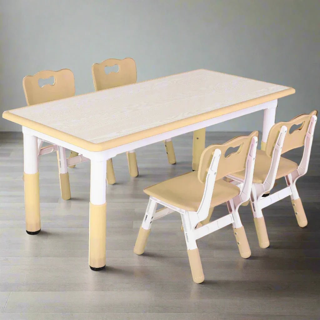Table pour Enfant - TableMultiActivités™ - Beige - Mon rangement de rêve