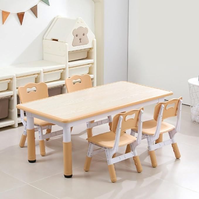 Table pour Enfant - TableMultiActivités™ - Beige - Mon rangement de rêve