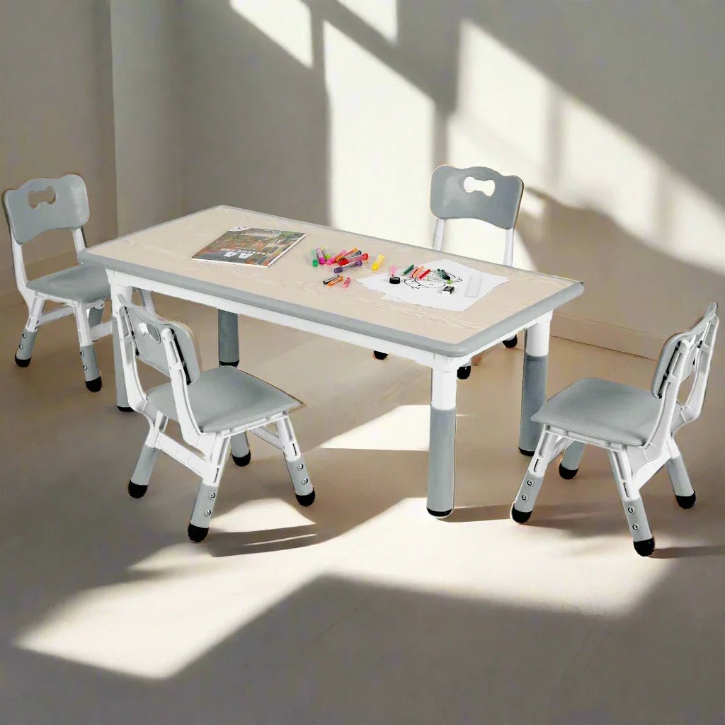 Table pour Enfant - TableMultiActivités™ - Gris - Mon rangement de rêve