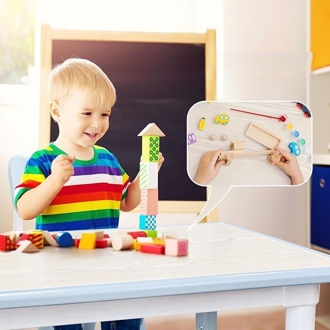 Table pour Enfant - TableMultiActivités™ - Gris - Mon rangement de rêve