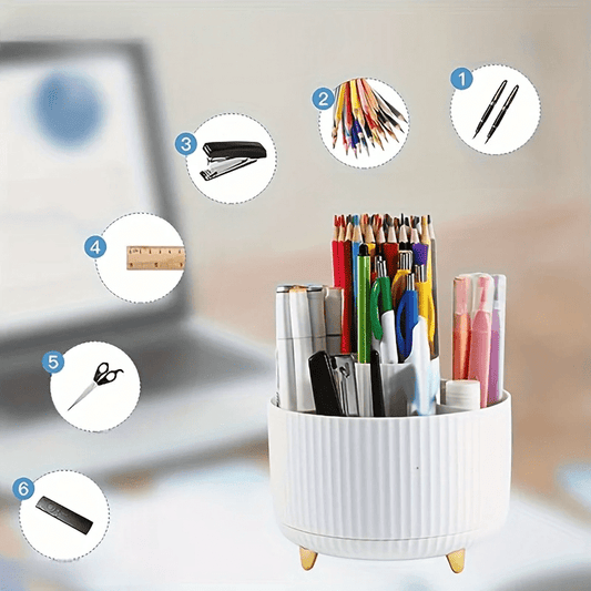Organisateur Bureau - DesktopOrganizer™ - Blanc - Mon rangement de rêve