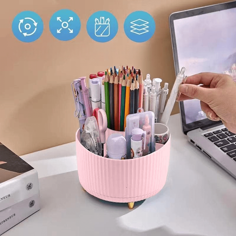 Organisateur Bureau - DesktopOrganizer™ - Rose - Mon rangement de rêve