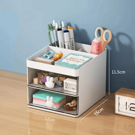Organisateur Bureau - MultiFunctionalOrganizer™ - Blanc - Mon rangement de rêve