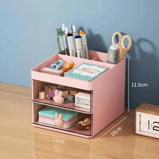 Organisateur Bureau - MultiFunctionalOrganizer™ - Rose - Mon rangement de rêve