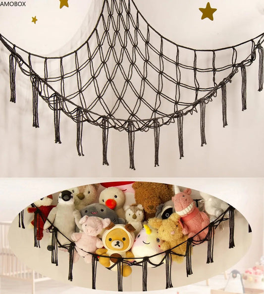 Rangement De Peluche - StorageHammock™ - Noir - Mon rangement de rêve