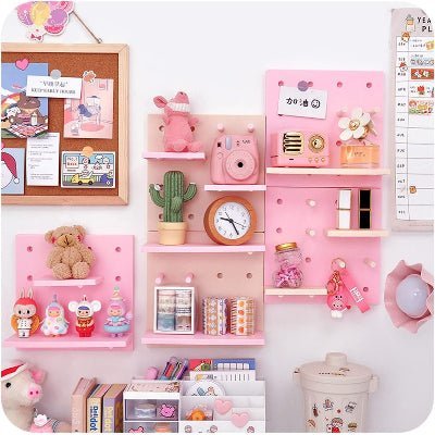 Rangement Mural - WallGrid™ - Rose - Mon rangement de rêve