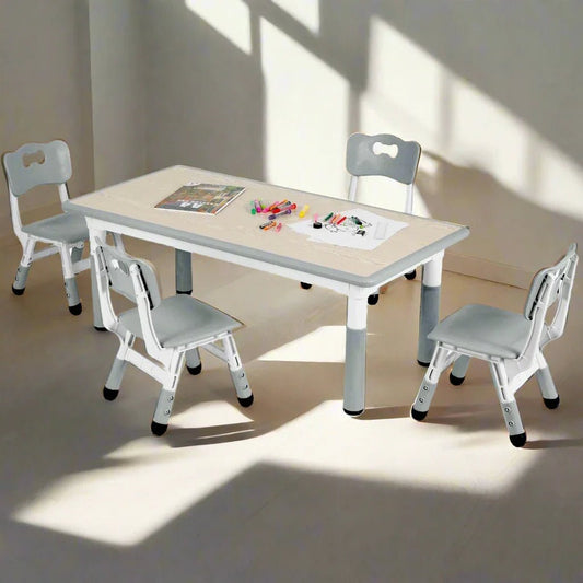 Table pour Enfant - TableMultiActivités™ - Gris - Mon rangement de rêve